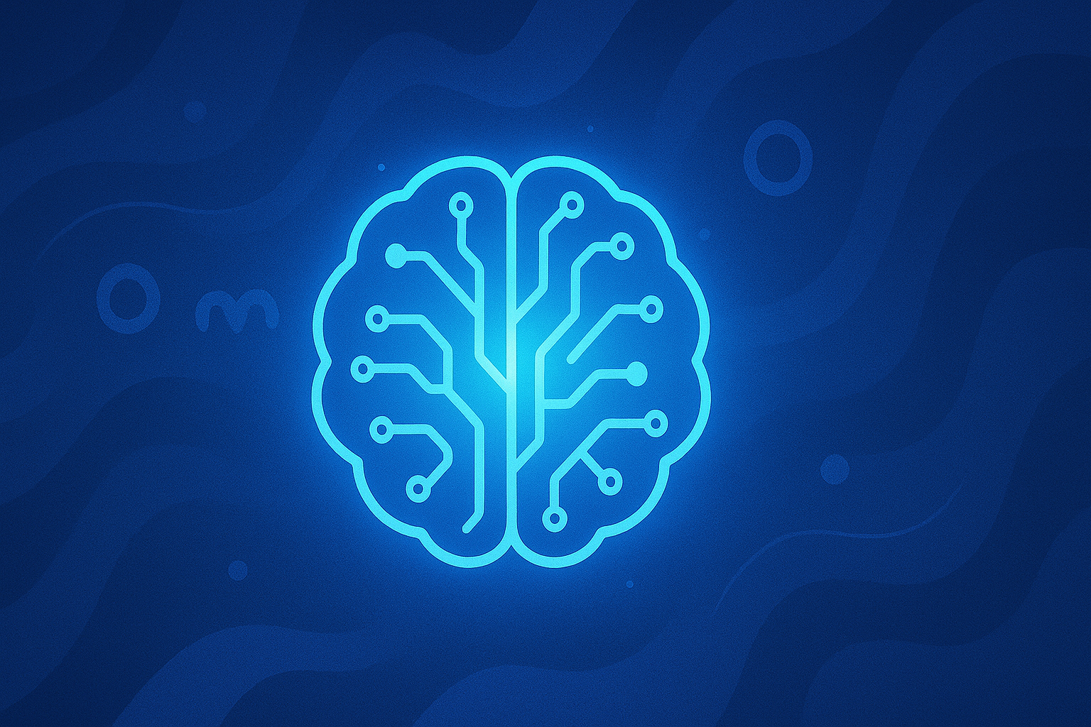 Abstract visualization of artificial intelligence